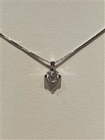 Collana Davite & Delucchi Donna in Oro bianco Diamante CLNS1013830